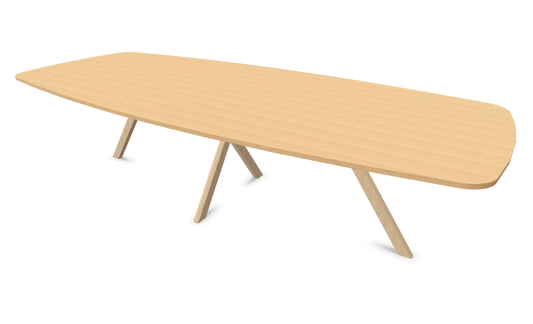 Dietiker Felber T14 Sitzungstisch - HPL Platte - Global Beech