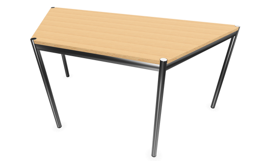 Dietiker Atos II Besprechungstisch Trapez - HPL Platte - Global Beech