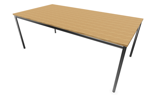 Dietiker Atos I Besprechungstisch - HPL Platte - Yorkshire Oak