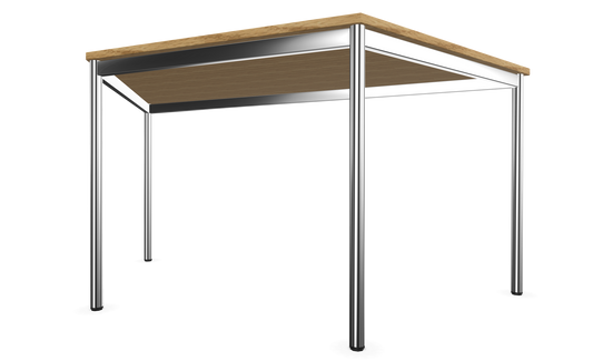 Dietiker Atos I Besprechungstisch Trapez - HPL Platte - Yorkshire Oak
