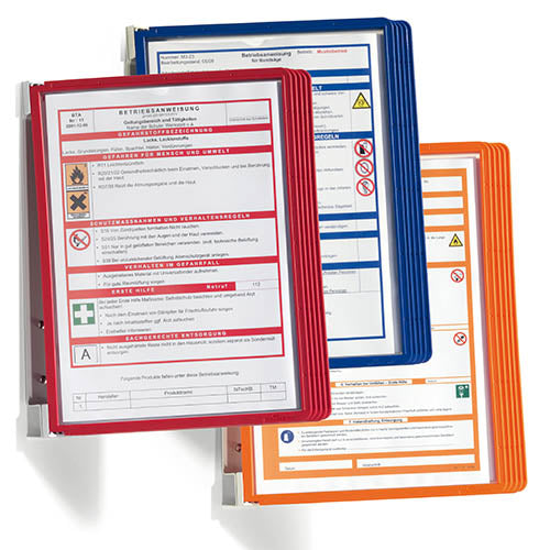 Bedrunka & Hirth Infotafel Komplettset - Metall - Dunkelblau