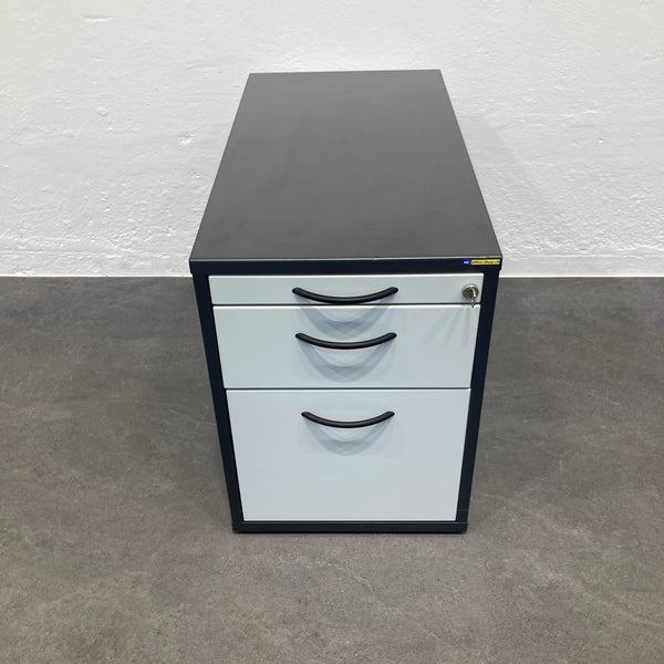 Elan Euroffice Unterstell-Korpus 580 mm hoch anthrazit mit Schlüssel