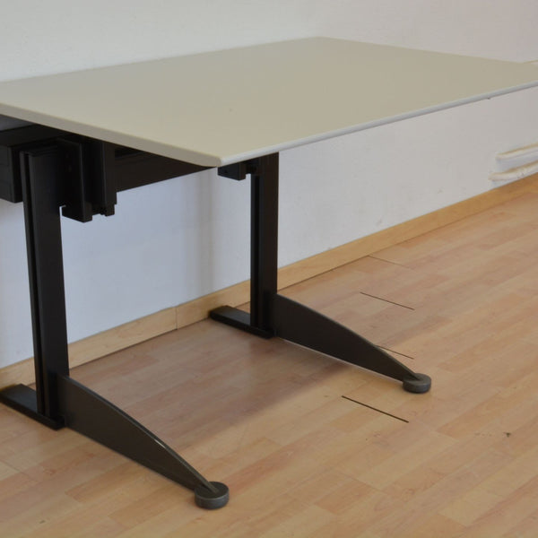 Elan Euroffice Schreibtisch Lichtgrau - 1200 x 800mm