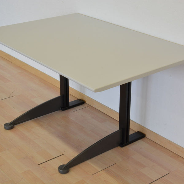 Elan Euroffice Schreibtisch Lichtgrau - 1200 x 800mm