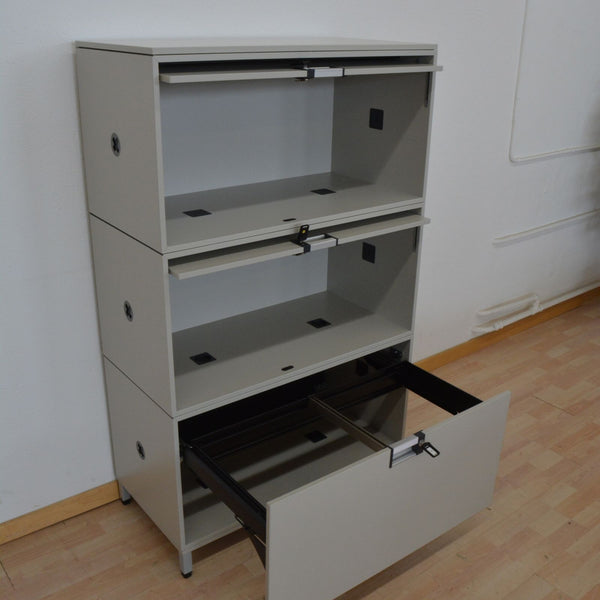 Steelcase Flexbox Modul-Kombination 2-OH + 1-HR-Auszug