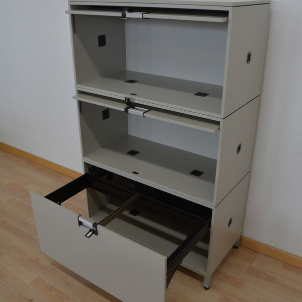 Steelcase Flexbox Modul-Kombination 2-OH + 1-HR-Auszug