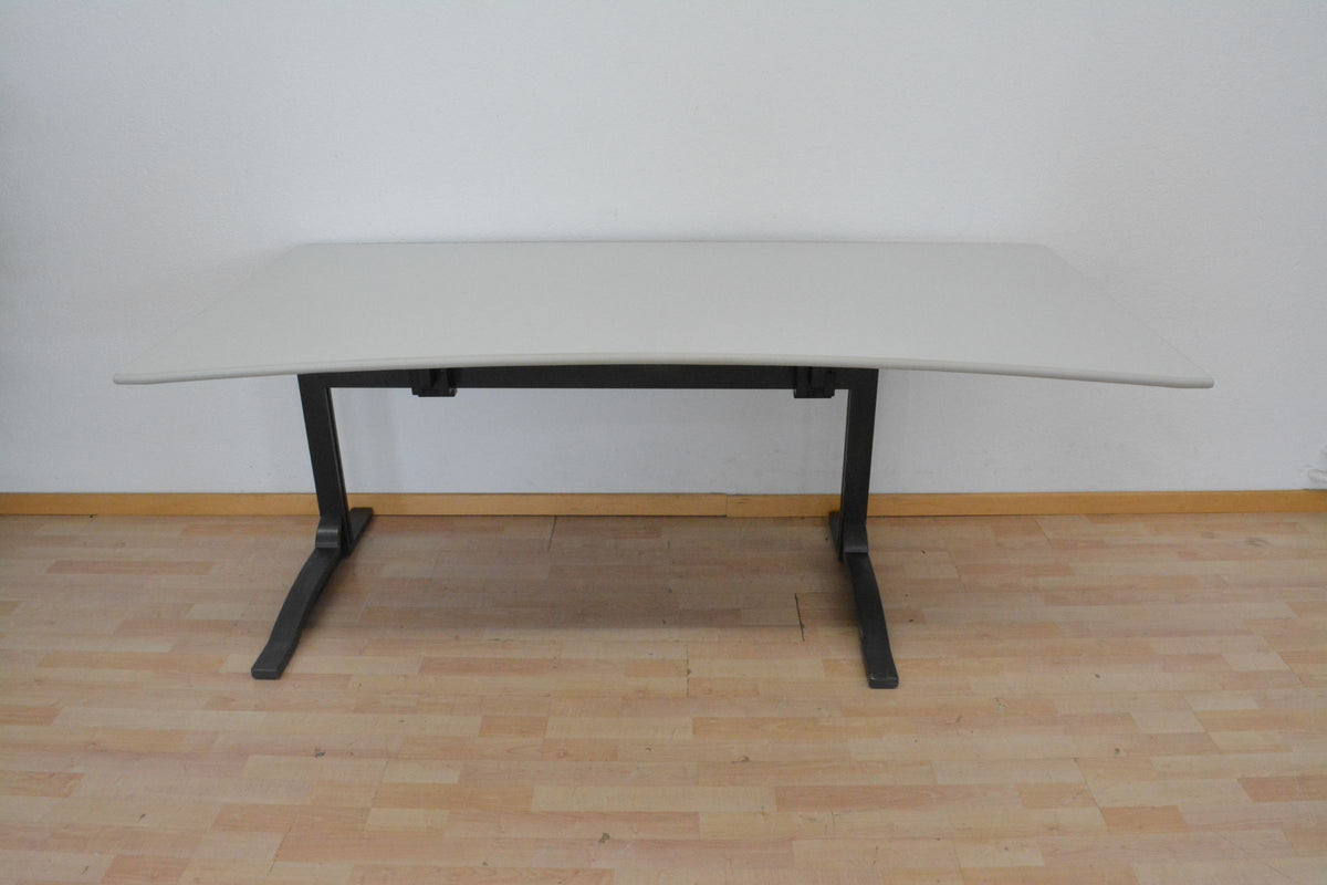 Elan Euroffice Schreibtisch Cosinus Tischplatte Lichtgrau - 6006088