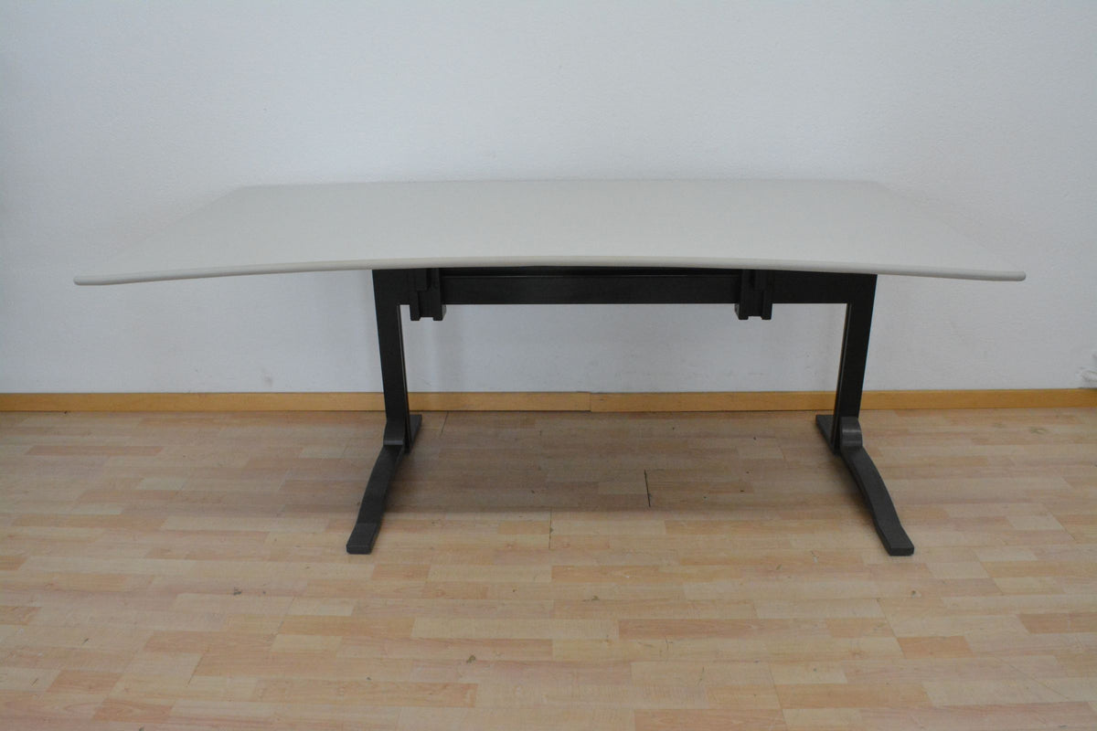 Elan Euroffice Schreibtisch Cosinus Tischplatte Lichtgrau - 6006093