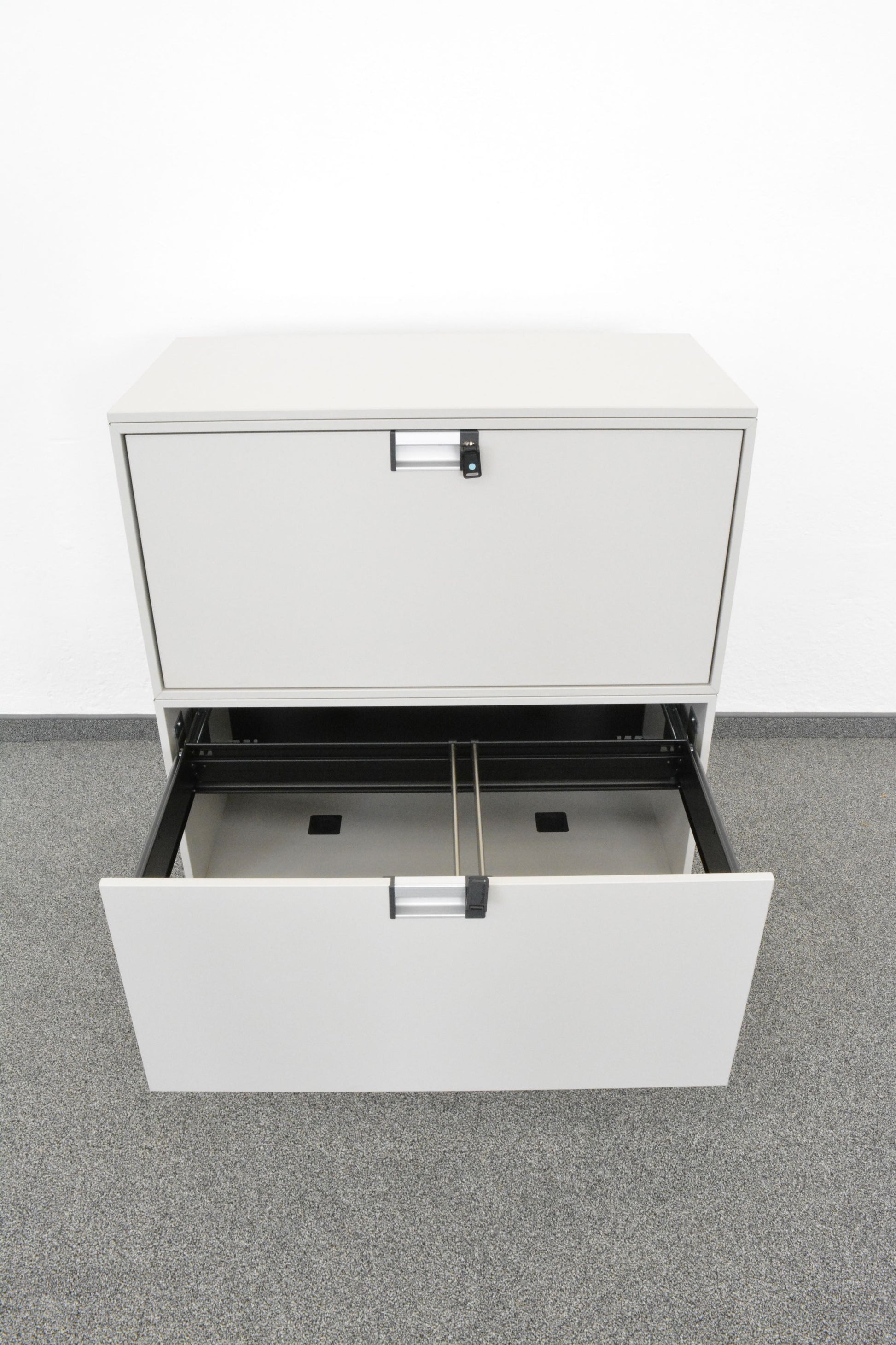 Steelcase Flexbox Modul Spanplatte Lichtgrau