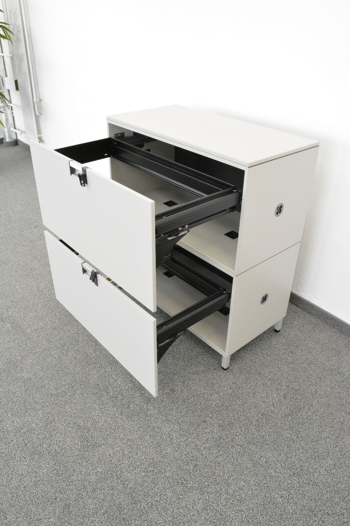 Steelcase Flexbox Modul beide HR-Auszüge offen