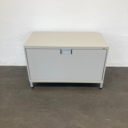 Steelcase Flexbox Hängeregister-Sideboard aus Spanplatte Lichtgrau - 6007490