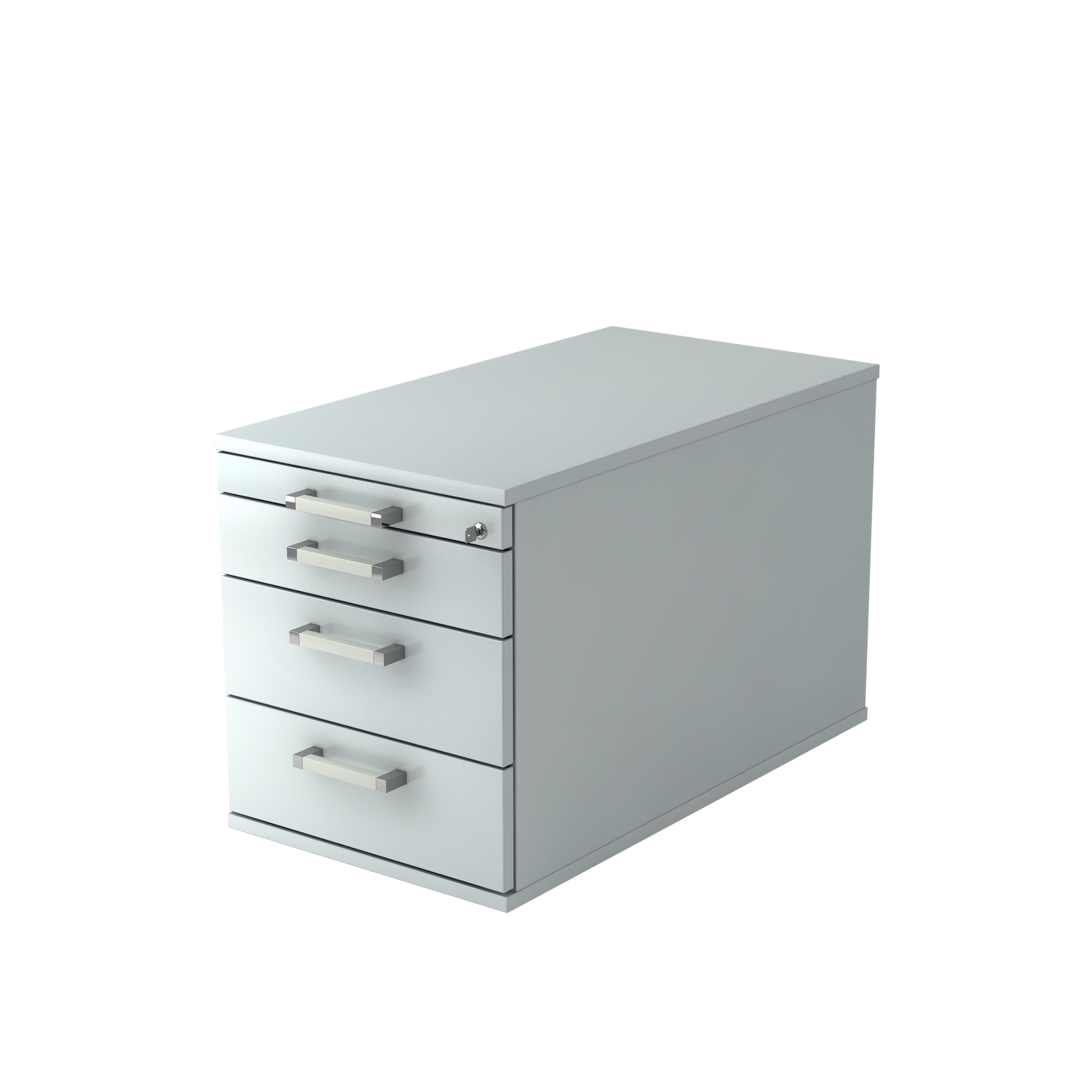 MC MyContainer mit Bügelgriffen und 4 Schubladen - Grau - 6007584