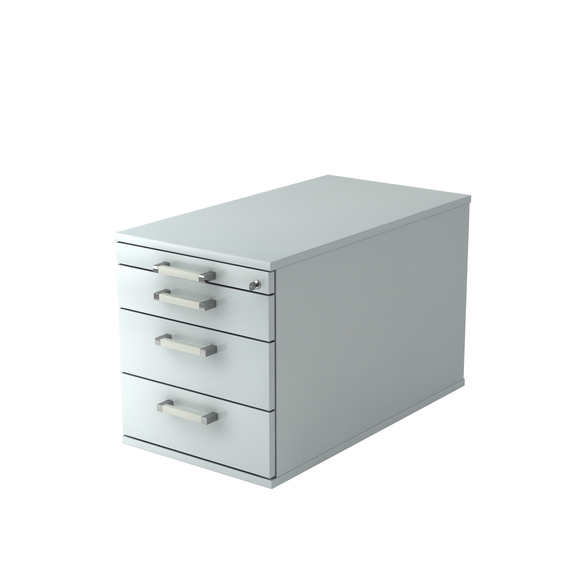 MC MyContainer mit Bügelgriffen und 4 Schubladen - Grau - 6007584