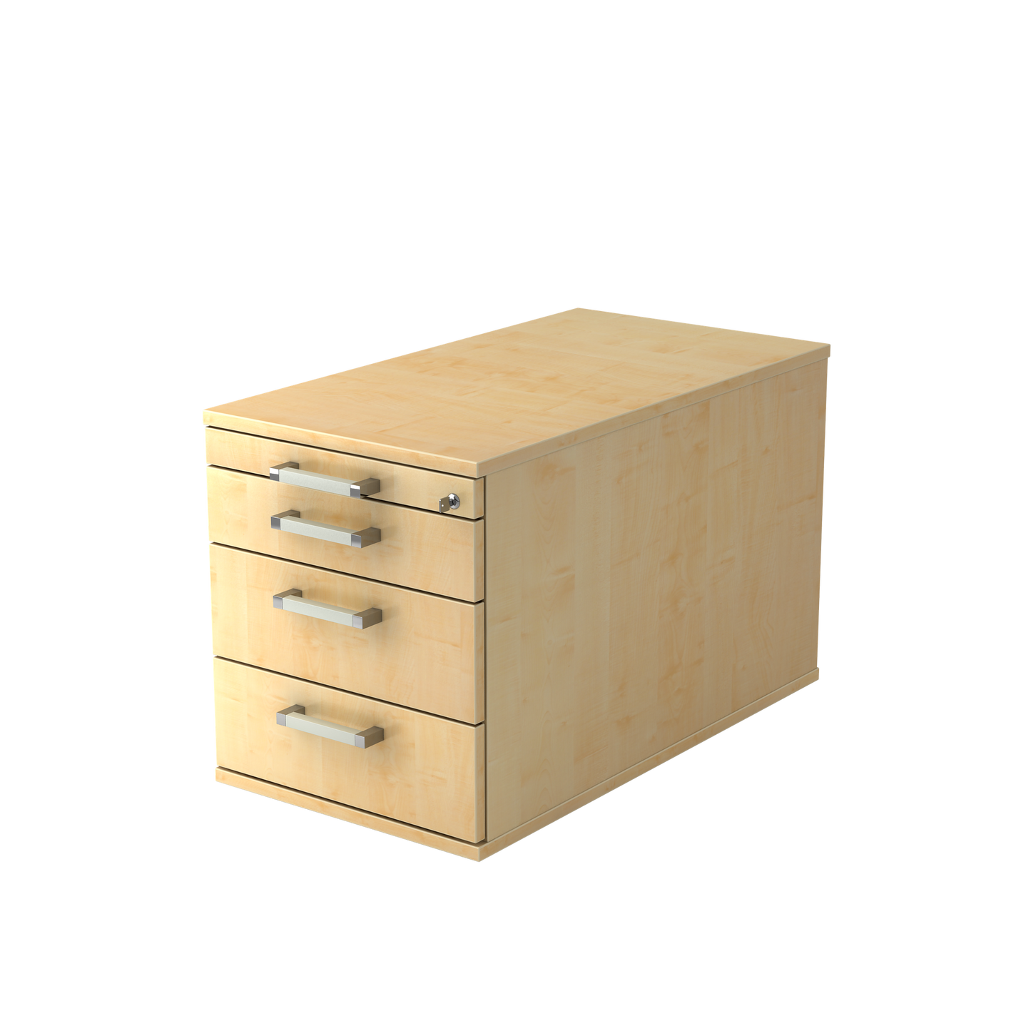 MC MyContainer mit Bügelgriffen und 4 Schubladen - Ahorndekor - 6007588