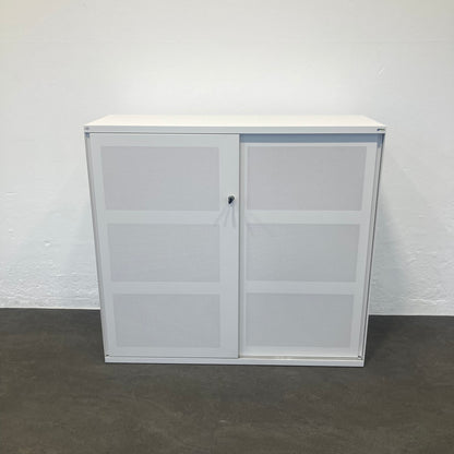 Lista Office LO One Schiebetür-Aktenschrank Metall Verkehrsweiss - 6007966