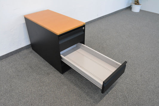 Lista Office Serie L Unterstell-Korpus mit mittlerer Schublade offen