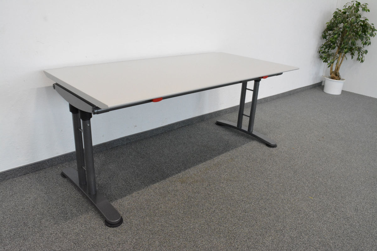 Ergodata System Desk Schreibtisch 1600 x 800 mm - Grau