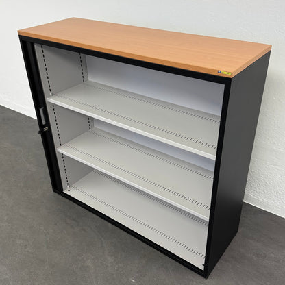 Lista Office Storage Lateralschrank mit Holzdeckblatt - 6011060