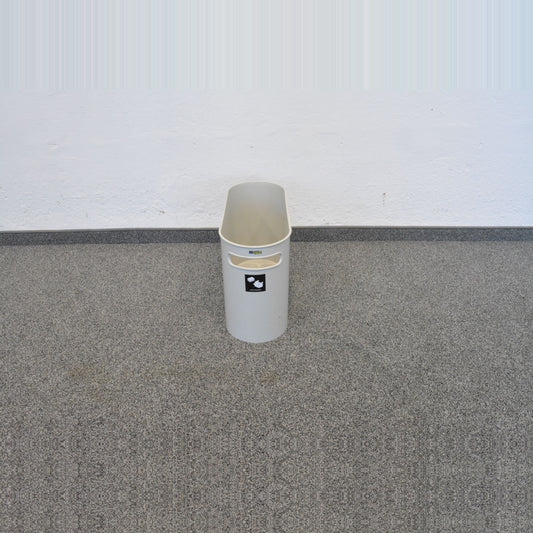 Helit Altpapiersammler “The Oval” aus Kunstoff Hellgrau