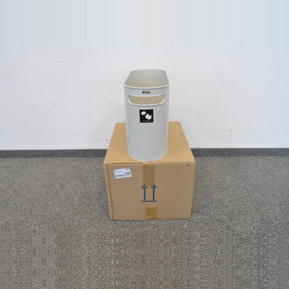 Helit Altpapiersammler "the oval" 2 Stück grau - 6011320