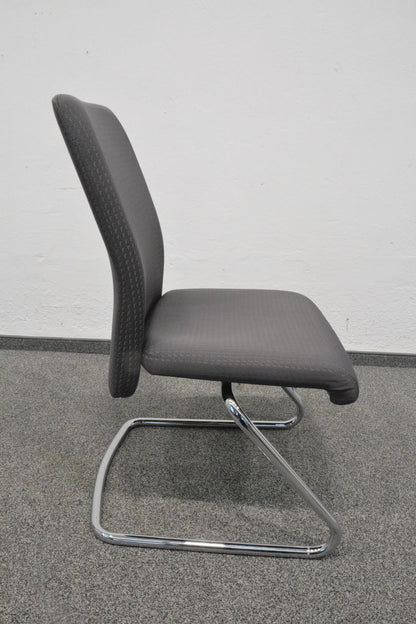 Girsberger Pronto Freischwinger mit Gestell Chrom Glanz