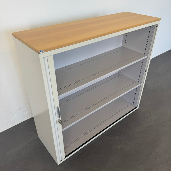 Lista Office LO Storage Lateralschrank 3-OH - 1200mm - Weiss - mit Schlüssel