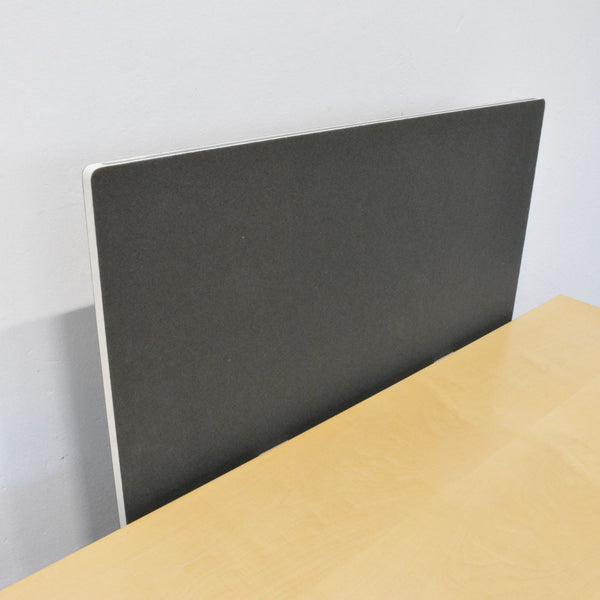 Lista Office LO One Trennwand mit Tischhalterung Anthrazit