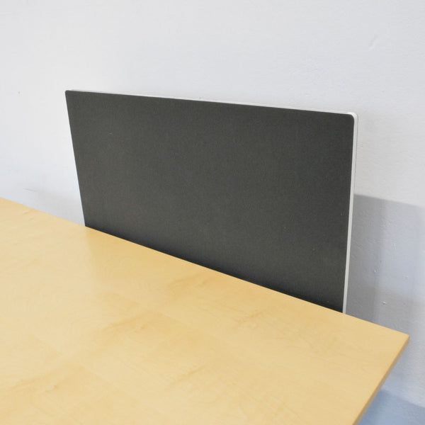 Lista Office LO One Trennwand mit Tischhalterung Anthrazit