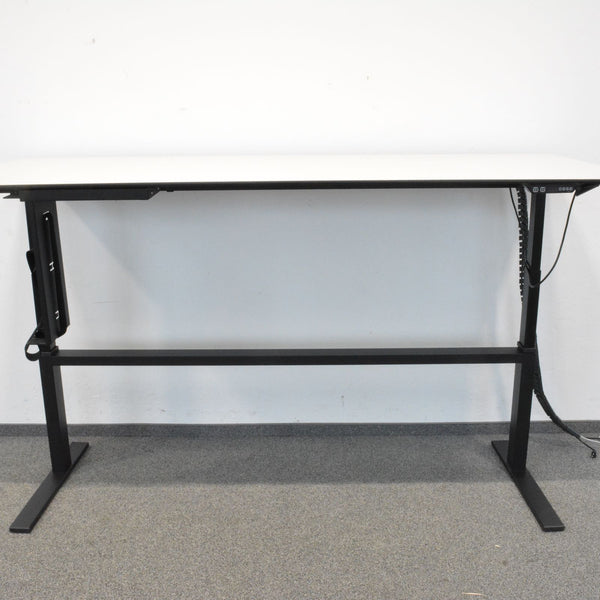 Lista Office Choice Sitz-Steh Schreibtisch 2200x900mm mit Vollkernplatte