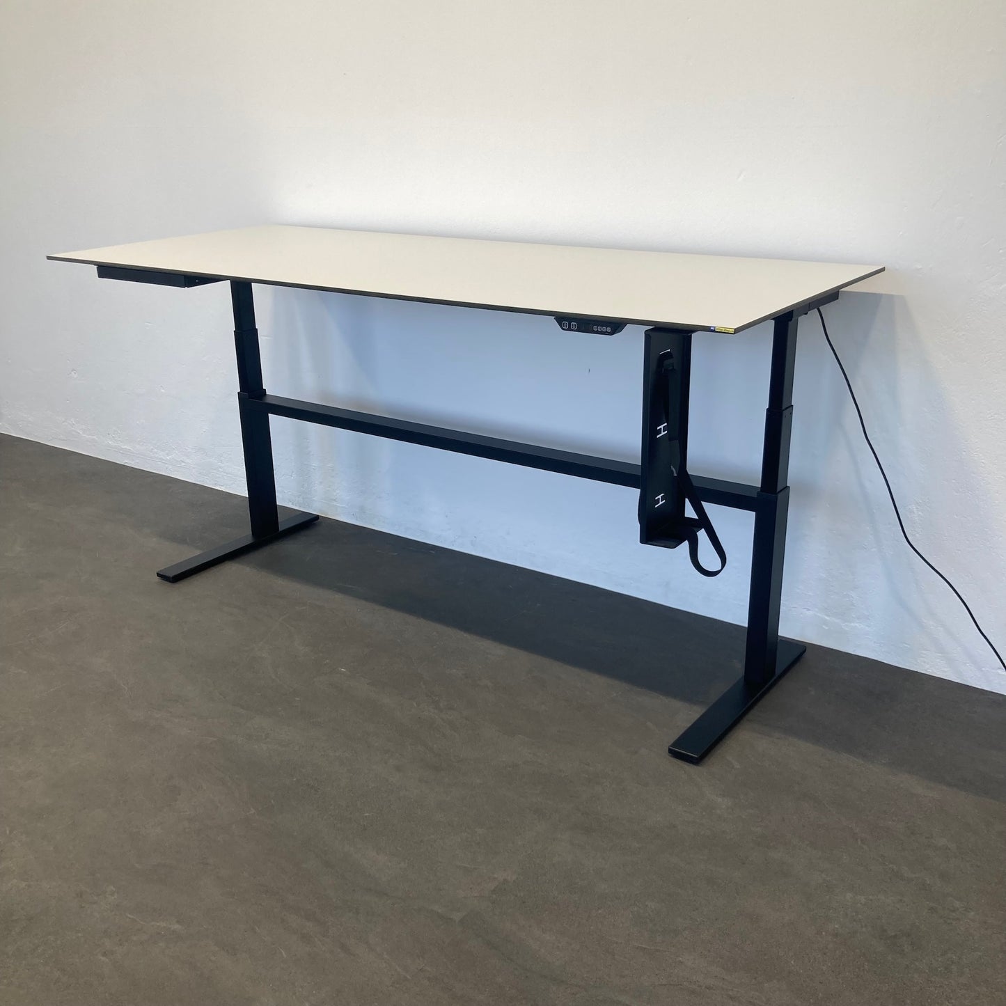 Lista Office LO Choice Sitz-Steh Schreibtisch seitliche Ansicht ganz oben - 6012868