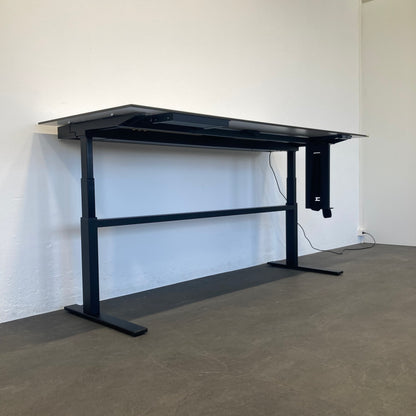 Lista Office LO Choice Sitz-Steh Schreibtisch seitliche Ansicht von unten - 6012868