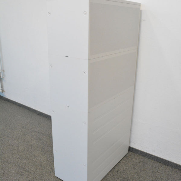 Lista Office LO Qub Modul-Kombination 4-OH 800mm - Verkehrsweiss - ohne Schloss