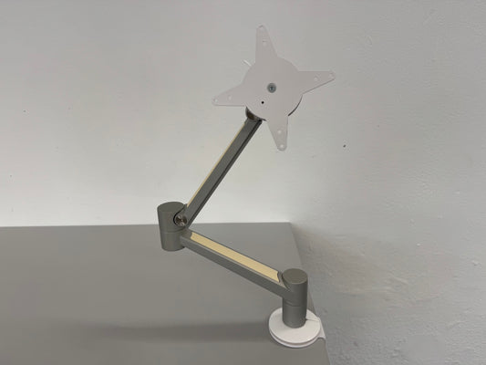 Viewlite+ Monitorhalterung für Schreibtische aus Metall Silbergrau