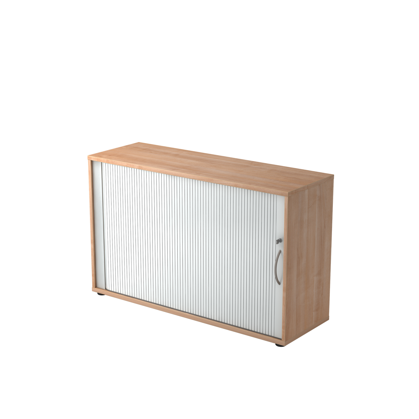 MC MyLateral für 2 Ordner-Reihen - 1200mm breit - mit Bogengriff - Nussbaumdekor - 6013187