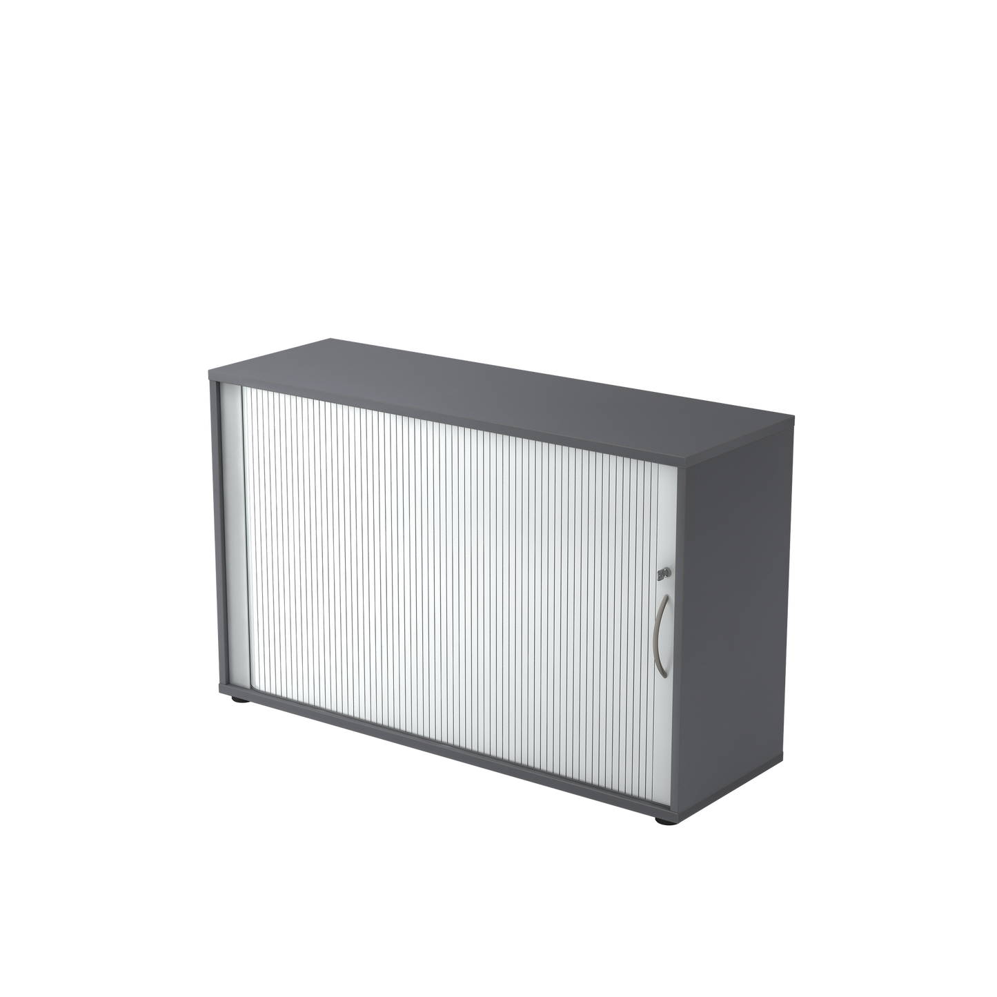 MC MyLateral für 2 Ordner-Reihen - 1200mm breit - mit Bogengriff - Graphit - 6013188