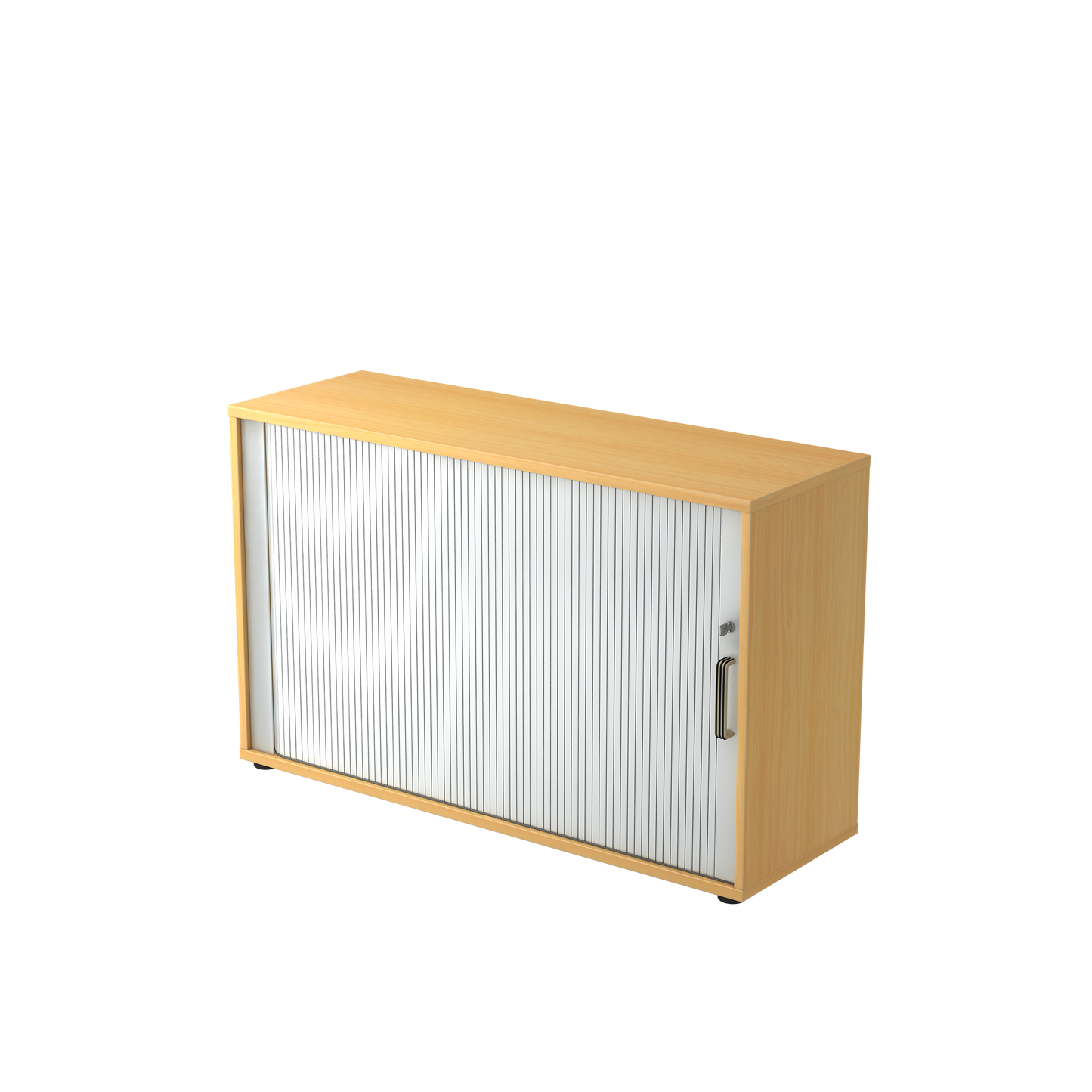 MC MyLateral für 2 Ordner-Reihen - 1200mm breit - mit Streifengriff - Buchendekor - 6013198