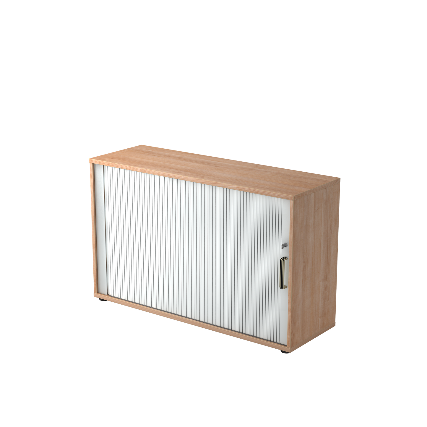 MC MyLateral für 2 Ordner-Reihen - 1200mm breit - mit Streifengriff - Nussbaumdekor - 6013199