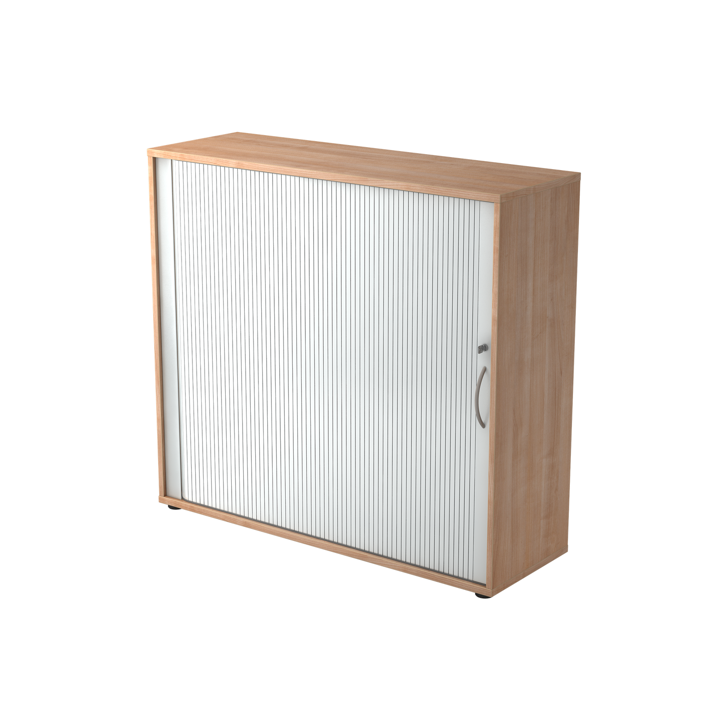 MC MyLateral für 3 Ordner-Reihen - 1200mm breit - mit Bogengriff - Nussbaumdekor - 6013205