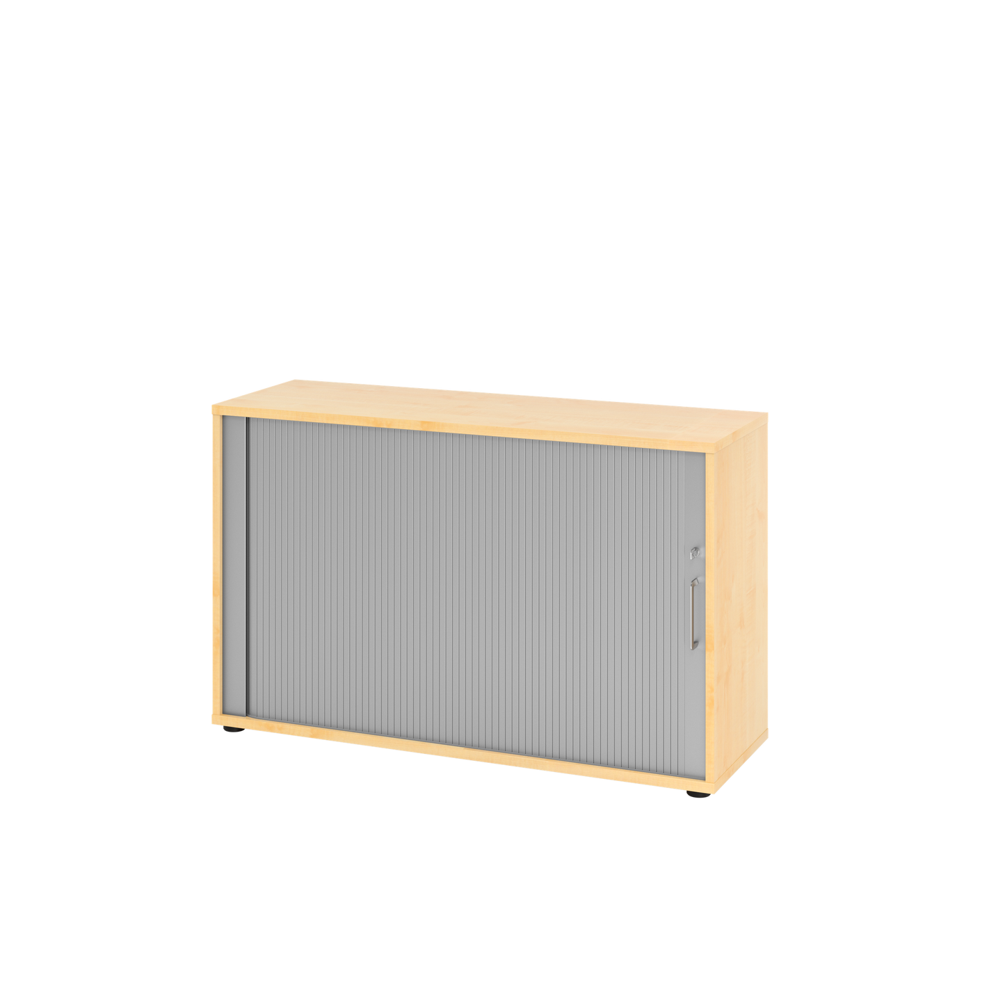 MC MyLateral für 2 Ordner-Reihen - 1200mm breit - mit Flachgriff - Ahorndekor - 6013344
