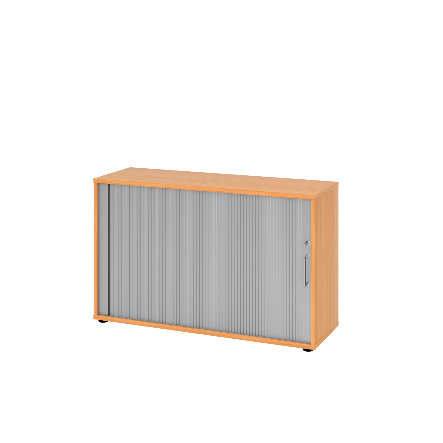 MC MyLateral für 2 Ordner-Reihen - 1200mm breit - mit Flachgriff - Buchendekor - 6013345