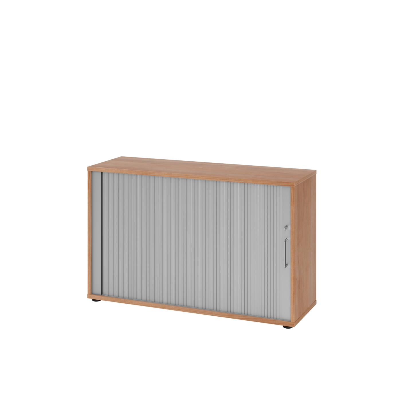 MC MyLateral für 2 Ordner-Reihen - 1200mm breit - mit Flachgriff - Nussbaumdekor - 6013346