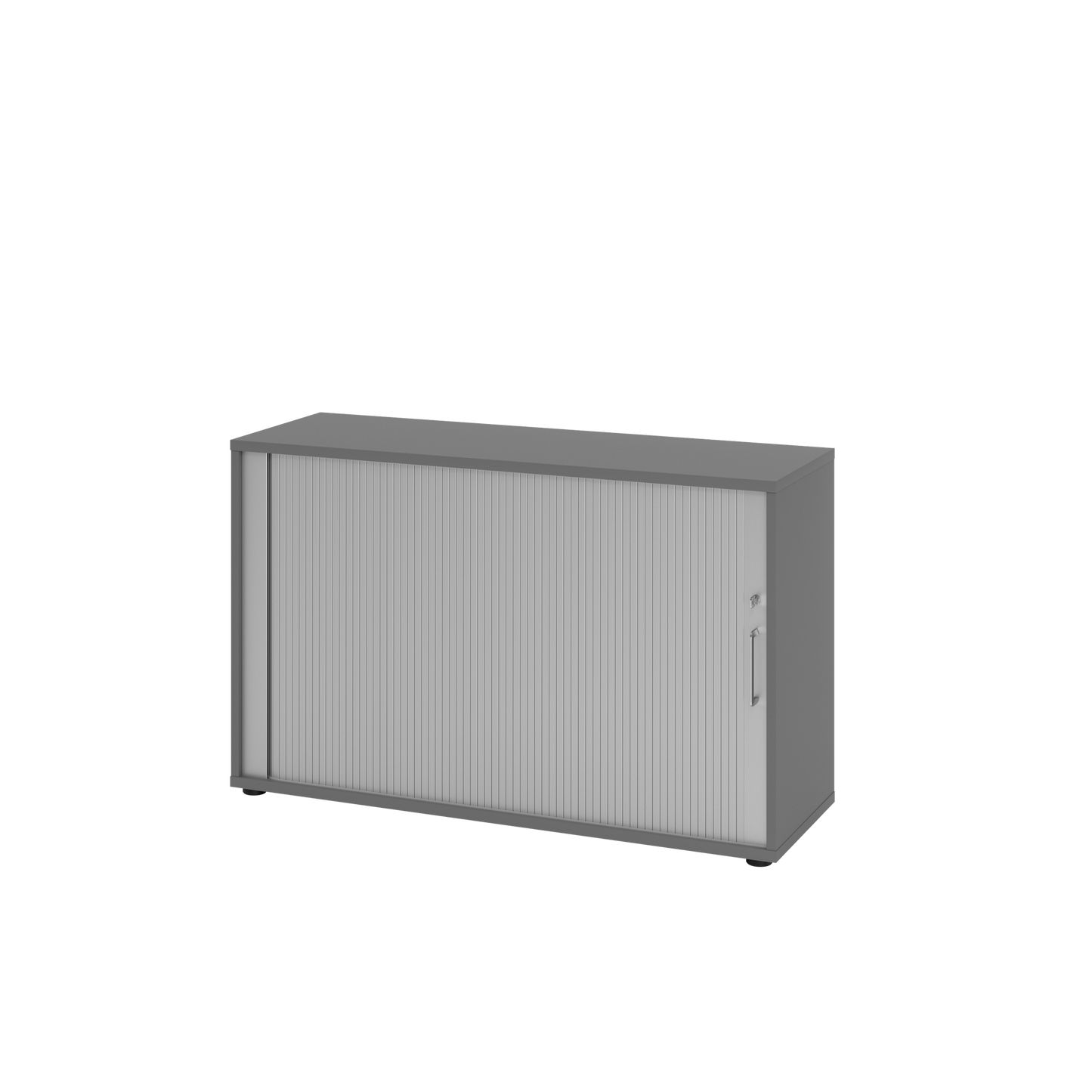 MC MyLateral für 2 Ordner-Reihen - 1200mm breit - mit Flachgriff - Graphit - 6013347