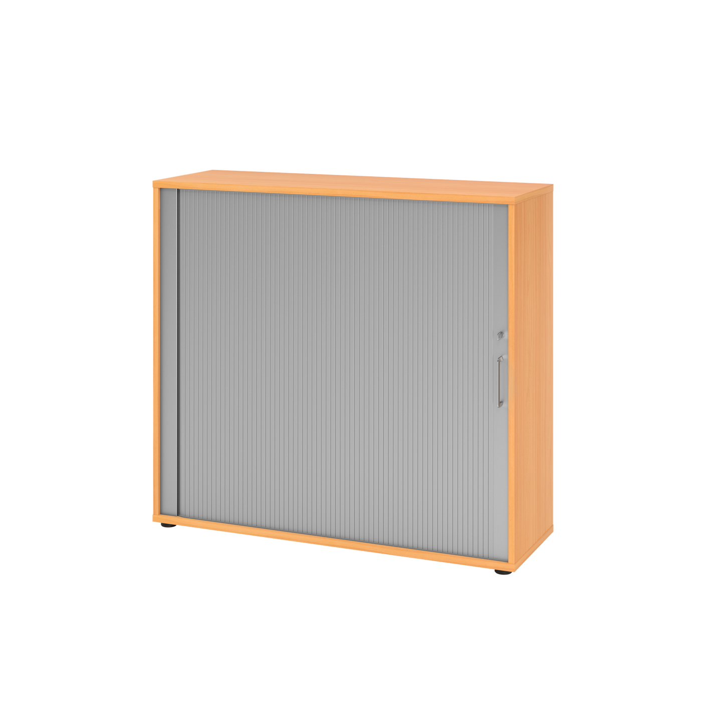MC MyLateral für 3 Ordner-Reihen - 1200mm breit - mit Flachgriff - Buchendekor - 6013351