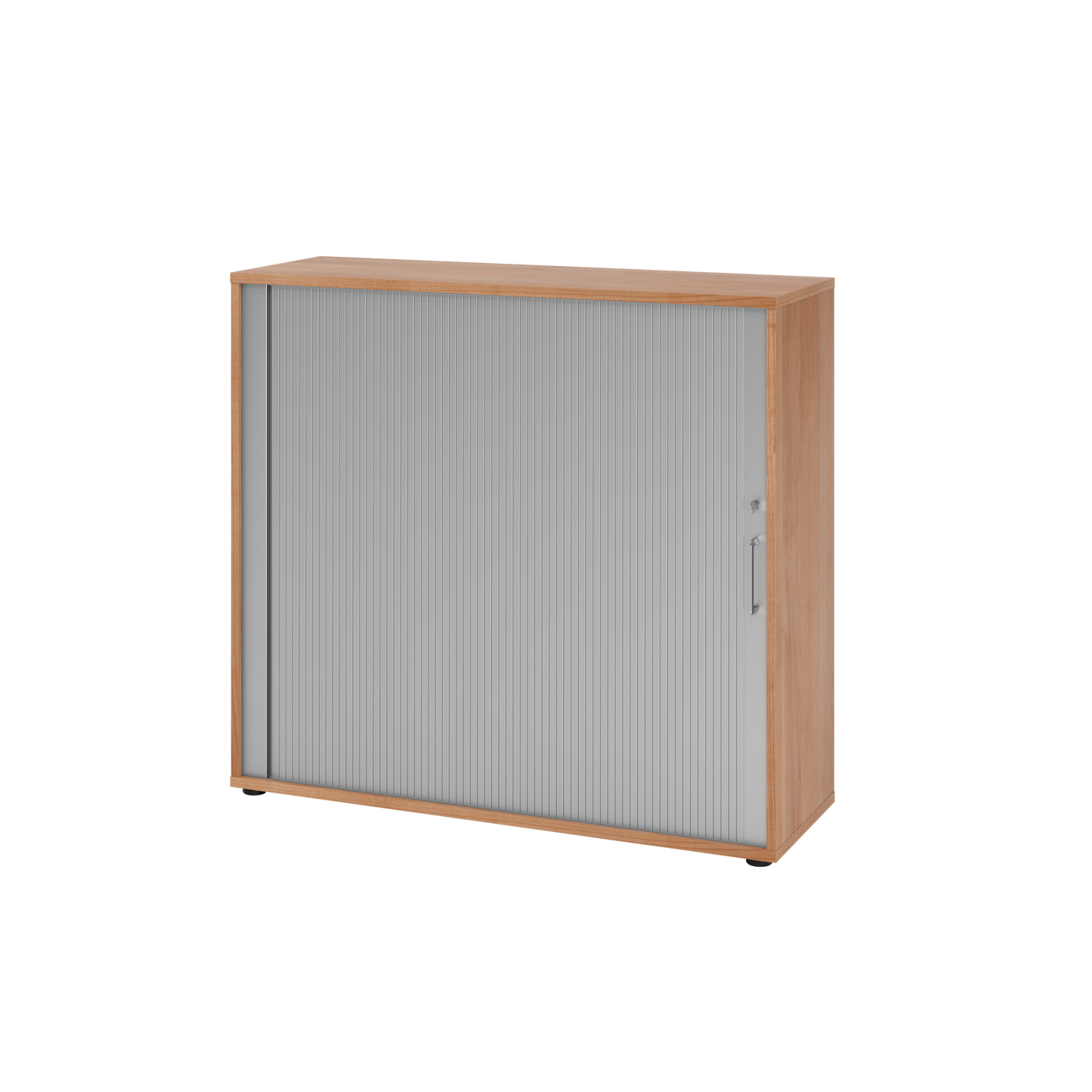 MC MyLateral für 3 Ordner-Reihen - 1200mm breit - mit Flachgriff - Nussbaumdekor - 6013352