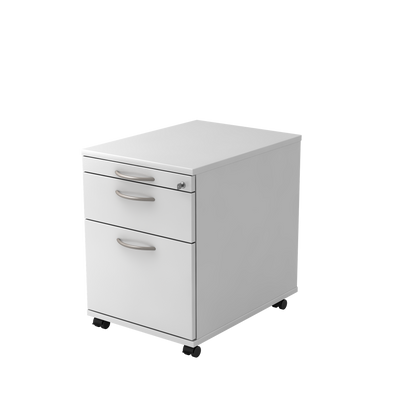 MC MyContainer Rollkorpus mit HR-Auszug Weiss mit Bogen Griff - 6013699