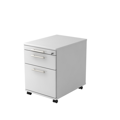 MC MyContainer Rollkorpus mit HR-Auszug Weiss mit Relinggriff - 6013705