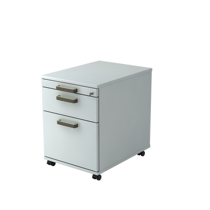 MC MyContainer Rollkorpus mit HR-Auszug Grau mit Streiffengriff - 6013708