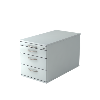 MC MyContainer mit Bogengriffen und 4 Schubladen - Grau - 6014767