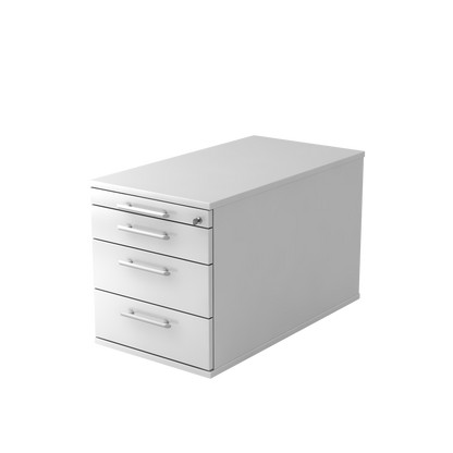 MC MyContainer mit Reelinggriffen und 4 Schubladen - Weiss - 6014776