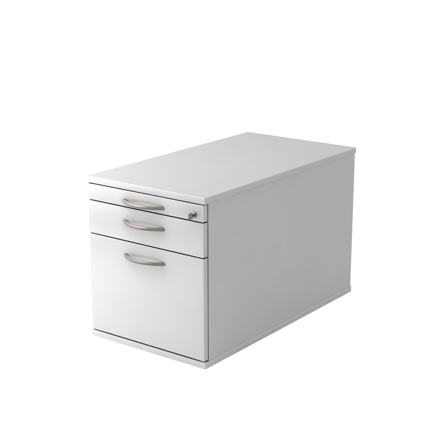 MC MyContainer mit Bogengriffen und Hängeregister - Weiss - 6014788